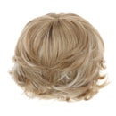 1/6 Scale BJD Short Hair Light Brown Curly Wig for Dollfie DOD BF POCKET LUTS CUITE DIY Makeup