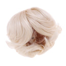 Doll Imitation Mohair Curly Wigs Hair For 1/6 BJD/ Uncle Doll Light Golden