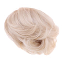 Doll Imitation Mohair Curly Wigs Hair For 1/6 BJD/ Uncle Doll Light Golden
