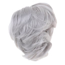 Doll Imitation Mohair Curly Wigs Hair For 1/6 BJD/ Uncle Doll Silver Grey