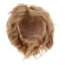 1/6 Scale BJD Short Hair Ash Brown Curly Wig for Dollfie DOD BF POCKET LUTS CUITE DIY Makeup