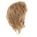 1/6 Scale BJD Short Hair Ash Brown Curly Wig for Dollfie DOD BF POCKET LUTS CUITE DIY Makeup