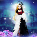30cm Flexible 14 Joints Anime Gemini Constellation Doll in Pink Dress Clothes Kids Birthday Gift Adult Collections