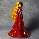 1/6 Scale Flexible 14 Joints Anime Leo Constellation Doll with Pink Lace Clothes Kids Birthday Christmas Gifts