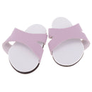18inch Dolls Slippers Purple Shoes Outfit for American Girl Our Generation Dolls