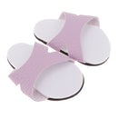 18inch Dolls Slippers Purple Shoes Outfit for American Girl Our Generation Dolls