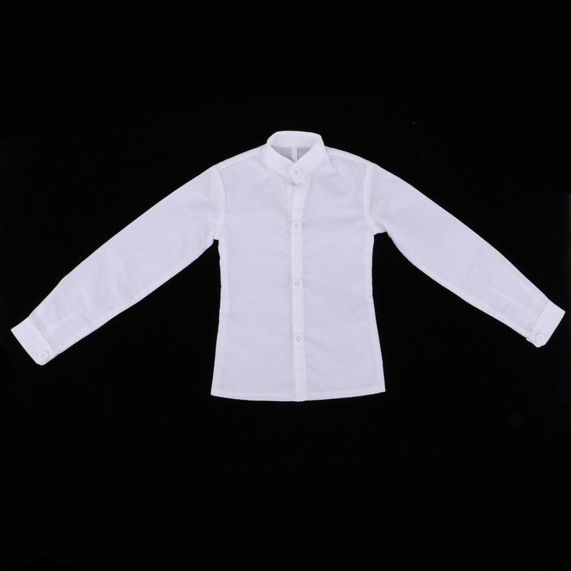 1/3 Male BJD White Stand-Collar Shirt Clothing for Normal 70cm Uncle Dolls