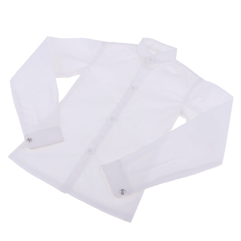 1/3 Male BJD White Stand-Collar Shirt Clothing for Normal 70cm Uncle Dolls