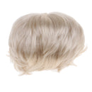 BJD Doll Full Wig 8-9 inch 18-20cm for 1/4 LUTS MSD DZ DOD Light Gold Short Curly Hair Hairpiece Supplies