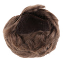 1/4 BJD Doll Short Curly Hair Brown Wig 8-9 inch 18-20cm for DOD AOD DOC Dollfie DK LATI-BLUE Accessories