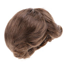 1/4 BJD Doll Short Curly Hair Brown Wig 8-9 inch 18-20cm for DOD AOD DOC Dollfie DK LATI-BLUE Accessories
