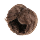 1/4 BJD Doll Short Curly Hair Brown Wig 8-9 inch 18-20cm for DOD AOD DOC Dollfie DK LATI-BLUE Accessories