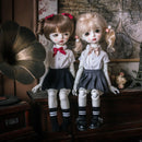 Handmade College Style Uniform Set For 1/6 Scale BJD Dolls Accessories