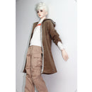 1/3 BJD Uncle Doll Clothes Sweatshirt Jacket Pants Outfit for AOD AS DOD DOI Doll Accessories Brown & White Color