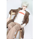 1/3 BJD Uncle Doll Clothes Sweatshirt Jacket Pants Outfit for AOD AS DOD DOI Doll Accessories Brown & White Color