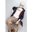 Cool 1/3 BJD Uncle Dolls Clothes Sweatshirt + Jacket +Pants Suit for SD17 SD Hound Dollfie Casual Outfit Blue