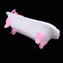 Doll Bathroom Furniture Kits Bathtub Pink for 29-30cm Dolls House Toys Accessories