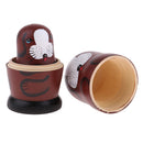 5PCS Hand Painted Puppy Dog Animal Wooden Russian Nesting Dolls