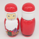 5PCS Hand Painted Wooden Russian Nesting Dolls - Santa Claus Shape