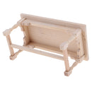 1/12 Dollhouse Miniature Natural Wood End Table Coffee Table Furniture Model Living Room Decor