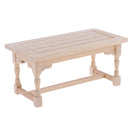 1/12 Dollhouse Miniature Natural Wood End Table Coffee Table Furniture Model Living Room Decor