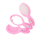 3pcs Doll Make Up Kit Accessories Combs & Mirror with Handle for 18inch American Girl