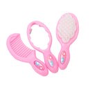 3pcs Doll Make Up Kit Accessories Combs & Mirror with Handle for 18inch American Girl