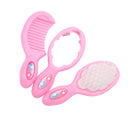 3pcs Doll Make Up Kit Accessories Combs & Mirror with Handle for 18inch American Girl