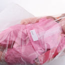 50cm Lifelike Vinyl Baby Doll Costumed Newborn Girl Kids Learning Toys Pink