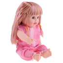 50cm Lifelike Vinyl Baby Doll Costumed Newborn Girl Kids Learning Toys Pink