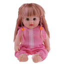 50cm Lifelike Vinyl Baby Doll Costumed Newborn Girl Kids Learning Toys Pink