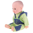 50cm Realistic Baby Doll Vinyl Boy Infant With Green Top And Green Trousers