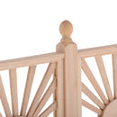 Unpainted 1/12 Dolls House Miniature Wooden Barrier Rail Fence Model DIY Accessories Collections