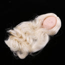 1/6 Female BJD Head Carving Sculpt With Blonde Hair For Kurhn BJD Dolls