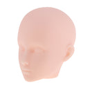 Normal Skin Tone Unpainted Girls Doll Heads For 1/6 BJD Dolls Headsculpt Model
