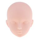 Normal Skin Tone Unpainted Girls Doll Heads For 1/6 BJD Dolls Headsculpt Model