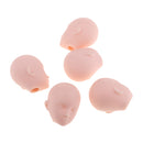 Normal Skin Tone Unpainted Girls Doll Heads For 1/6 BJD Dolls Headsculpt Model