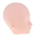 Normal Skin Tone Unpainted Girls Doll Heads For 1/6 BJD Dolls Headsculpt Model