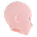 1/4 BJD Female Doll Head Sculpt with Blue Eyes DIY Parts High Quality Plastic