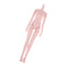 1/4 BJD Female Doll Medium Bust Body DIY Body Parts High Quality Plastic Toy