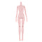 1/4 BJD Female Doll Medium Bust Body DIY Body Parts High Quality Plastic Toy