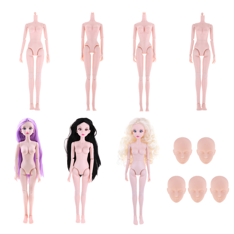 1/4 BJD Female Doll Big Bust Body DIY Body Parts High Quality Plastic Toy