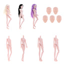 1/4 BJD Female Doll Big Bust Body DIY Body Parts High Quality Plastic Toy