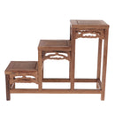 Miniature 3 Layer Bonsai Shelf Display Table for 1/12 Dolls House Furniture Life Scenes Accessories