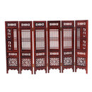 1/12 Annatto Folding Screen Furniture for Dolls House Bedroom Living Room Accessory Decor