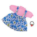 New Hot Doll Clothing Outfit False Two-piece Dress Skirt & Cute Hair Band For Mellchan Doll Accs