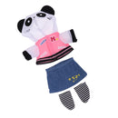 3Pcs Lovely Panda Clothes Set For 25cm Mellchan Doll Outfit Accessory