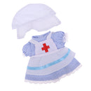 2Pcs Nurse Uniform Set For 25cm Mellchan Clothes Accessory Doll