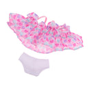 2Pcs Off Shoulder Sundress Summer Beach Dress Set For 25cm Mellchan Doll