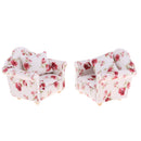 2 Set 1/12 Floral Single Sofa + Cushions Set Furniture for Dolls House Living Room Decoration